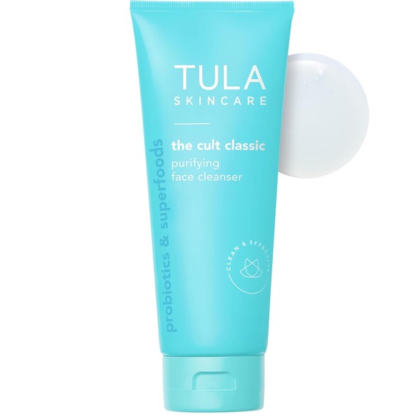 TULA Probiotic Skin Care Purifying Face Cleanser, Deep Pore Cleansing