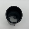 Black Stainless Steel Rolled Tip Exhaust 76mm Exit Fits 40mm
