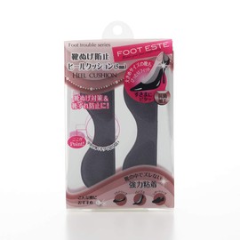 Foot Esthetic Foot Trouble Series Shoe Protection Heel Cushion (0.2 inches (5 mm)), Black
