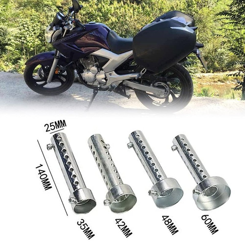 Motorcycle Exhaust Pipe, Noise Reduction Aluminum Alloy Heat Resistant Exhaust