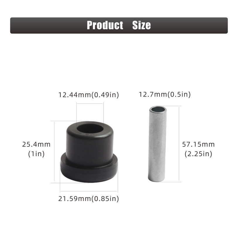EZGO TXT Spring Bushing Kit – Leaf Spring Shackles Polyurethane
