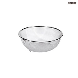 Kitchen Art Stainless Steel Round Basket (Extra Large) Vegetable Sorter Sorter Basket Fruit Sorter / 키친아트 스텐레스 원형바구니 (특대) 야채채반 채반바구니 과일채반