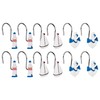 Nautical Shower Curtain Hooks Rust Proof, Nautical Theme Bathroom Decorative