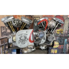 The Dirty Gringo 1970 Cone Polished Hot Retro Shovelhead 2 Hole Timing Cover Fit Harley Davidson