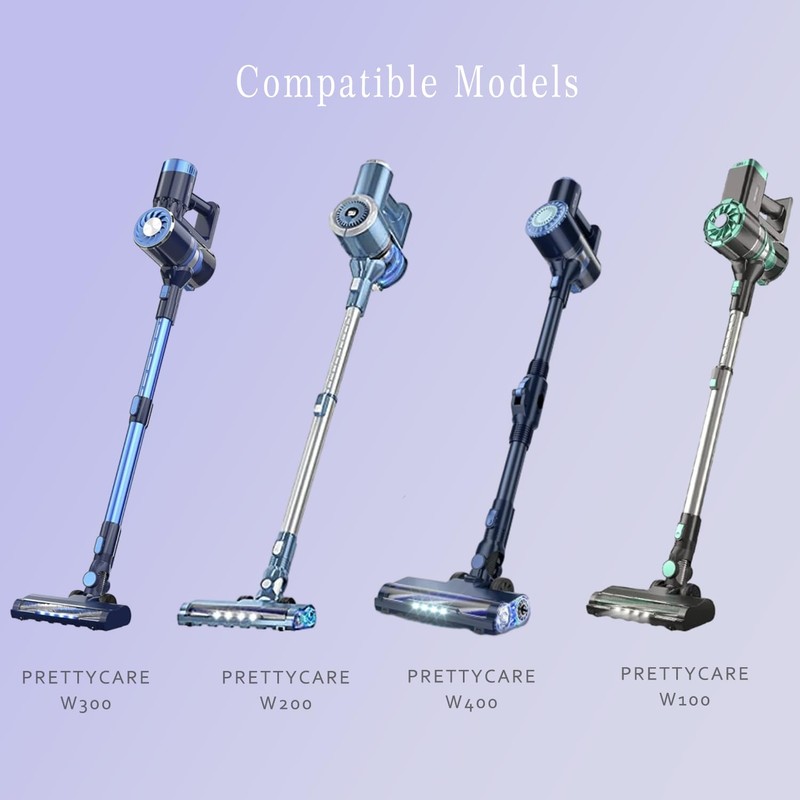 Charger Compatible with PRETTYCARE Cordless Vacuum Cleaner W100 W200 W300