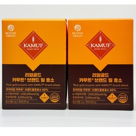 Beyond Origin Kamut Enzyme Real Gold Brand Wheat 3g x 30 sachets x 2 / 비욘드오리진 카무트 효소 리얼골드 브랜드 밀 3g x 30포 x 2개