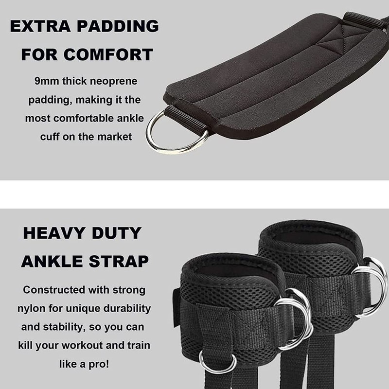 Lyaciomn Ankle Strap for Cable Machine, Men & Women Thigh