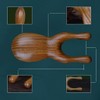 MIUPOO Wooden Nose Bridge Eyes Face Head Massage Face Roller