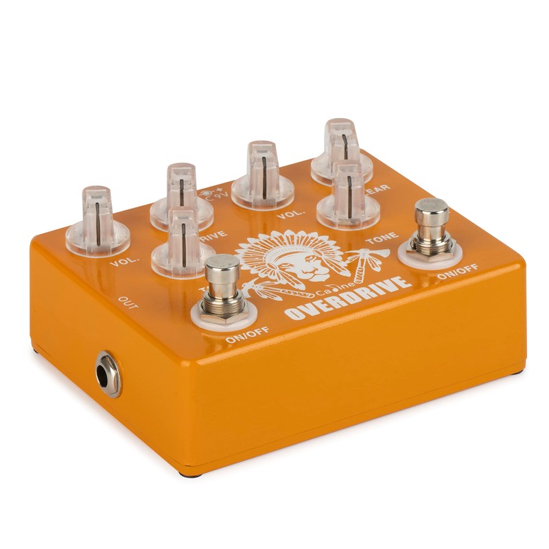 Caline CP-70 Pedal de efecto de guitarra dual Overdrive True