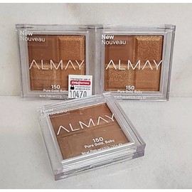 3 -Almay Eyeshadow Quad, #150 Pure Gold, Baby.
