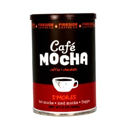 Fireside Coffee Company - Cafe Mocha S’mores - 8 oz Canister - Hot Mocha - Iced Mocha - Frappe - S’Mores