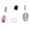 6Pcs TIG Welding Accessory Set 4# Ceramic Nozzle 2.4mm Electrode