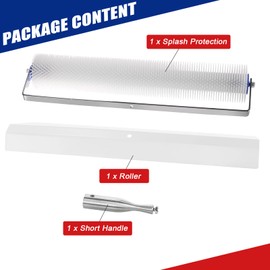 NYXOVA Spiked Screeding Compound Roller, 50cm/19'' Aeration Latex Floor Self Leveling Screed Spiked Roller, Large Latex Floor Self Leveling Screed Spiked Roller (19")