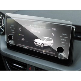BIXUAN 8 Zoll kompatibel mit Skoda Kodiaq Scala Bolero 2017 2018 2019 2020 2021 Navigation Schutzfolie,Fabia 4 2022 Navi Folie Radio Displayschutzfolie Tempered Glas 9H Kamiq 2023 GPS Zubehör