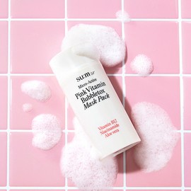 Breath 37 degrees Sum37 Microactive Pink Vitamin Bubble Tox Mask 100 mL / 숨37 마이크로액티브 핑크 비타민 버블톡스 마스크 100 mL