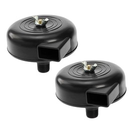 VGOL Air Compressor Filter Silencer 16 mm 3/8PT Plastic External Thread Air Compressor Intake Filter Silencer for Blower Exhaust Systems Pack of 2