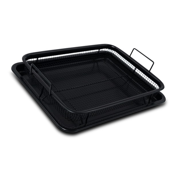 Durastone® Family Size Crisper - 2-Piece Non-Stick Oven Crisper Tray