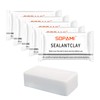 SOPAMI 10-Pack White Waterproof Sealant Putty - Quick Mending Mud