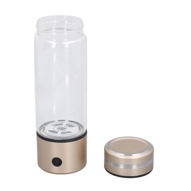 Hydrogen Rich Water Bottle 300ML 1200 to 1400PPB 3 Minute Quick Electrolysis Hydrogen Water Generator for On-The-Go Hydration