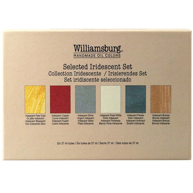 Williamsburg Artist Oil Colors by GOLDEN, Selected Iridescents Set