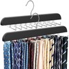 RESOVO Upgraded Tie Rack Hanger with 20 Foldable Metal Hooks,