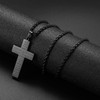 HSWYFCJY Bible Verse Cross Necklace for Men,Christian Cross Necklace for