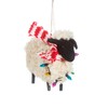 Sass & Belle Sheep in Scarf Felt Decoration