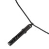 Breathing Necklace Reducing Stress Whistle Shape Steel Meditation Anxiety Necklace