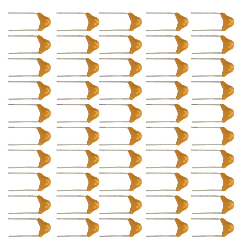 50pcs 100nF 50V Multilayer Monolithic Ceramic Capacitor 5.08mm for RC
