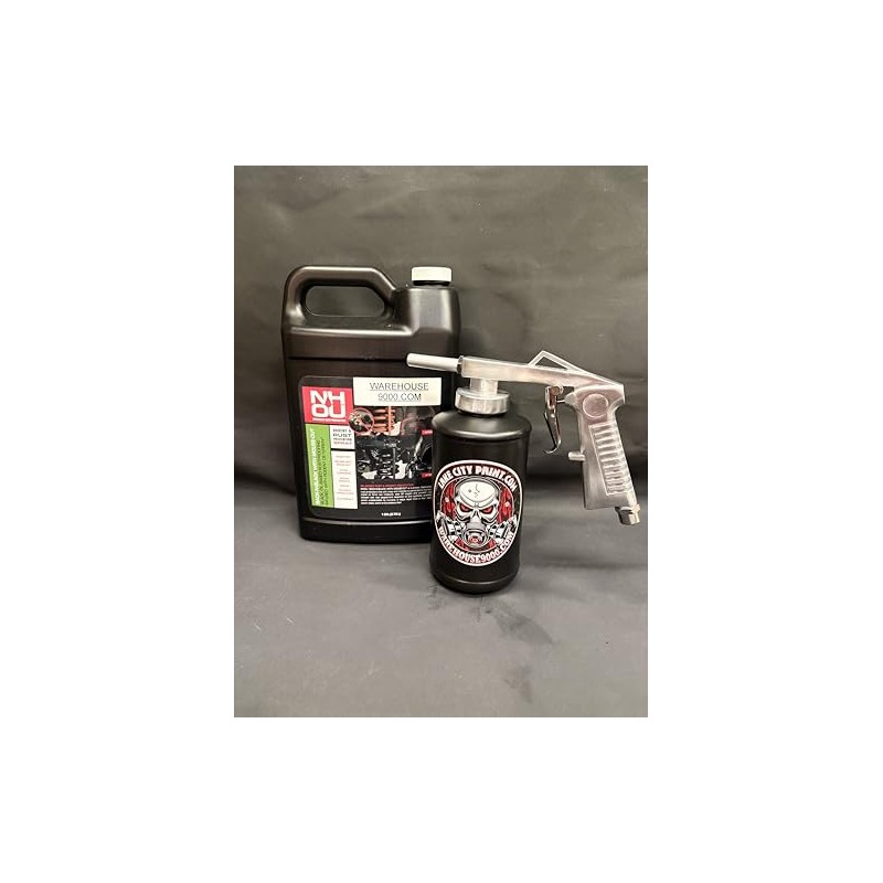Gallon NH Oil, Standard Undercoating Spray Gun, and 1 Black