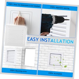 Outanaya 2pcs Air Vent Covers Ceiling Return for Home Use Easy Installation Attic Vents for Kitchen Bathroom and Garage Ventilation