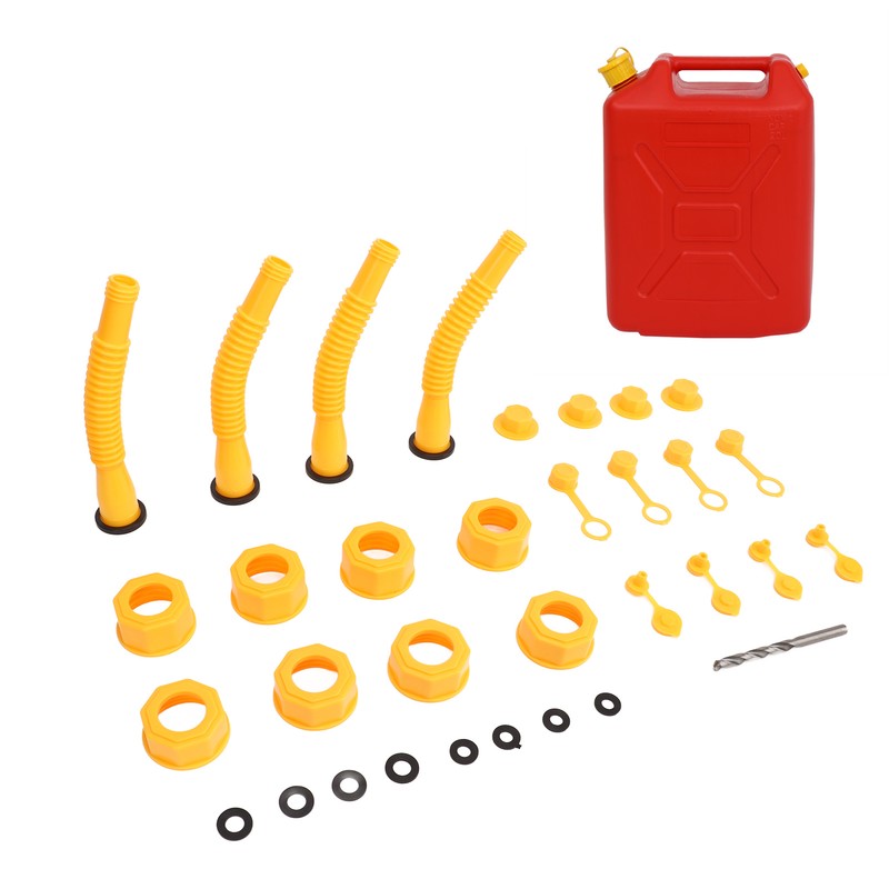 Gas Can Spout Replacement Kit 8mm Drill Bit Anti Overflow
