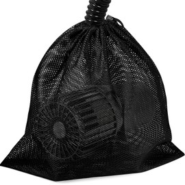 Hecaty 12.2"x 15.9" Large Pump Barrier Bag, Pond Pump Filter Bag, Black Media Bag Large Pump Nylon Mesh Bag for Pond Swimming Pool Filters(Black) (12.2"x 15.9")