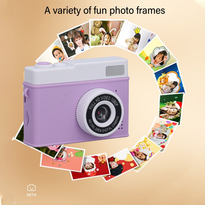 1080P Kids Camera Auto Focus Point and Shoot Camera with