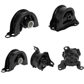 OCPTY Engine Motor Mount and Transmission Mount Kit Compatible for Honda Civic 1996 1997 1998 1999 2000 L4 1.6L, Automatic Transmission # A6520, A6556, A6502, A6506, A6526 (5PCS)
