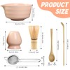 Afenau Matcha Set Pink, 6 PCS Matcha-set, Macha Tea Set,