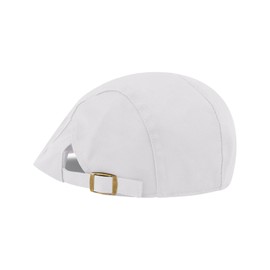 TopTie Chef Hat, Adjustable Beret Hat for Men and Women, Restaurant Cafe & Bakery Chef Cap-White