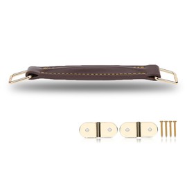 Guitar Amplifier Handle, PU Leather Internal Steel Leather Style Replacement Strap Handle Amp Handle Strap for Guitar Amplifiers Speaker (brown) Speaker