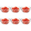 6 Pack Small Glass Bowls,Mini Glass Prep Bowls,2.5oz Small Ramekins,Stackable