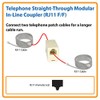 iMBAPrice RJ11 6P4C Straight Telephone Inline Coupler (15 Pack)