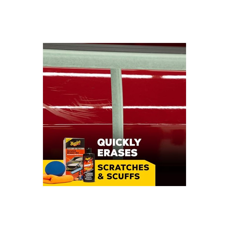 Meguiar's Kit para Remover Rayones Localizados, Negro, G190200