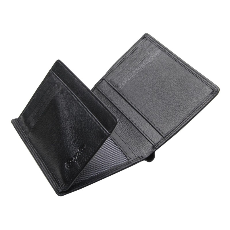 Esquire Duo Leather Credit Card Holder 9 cm - black