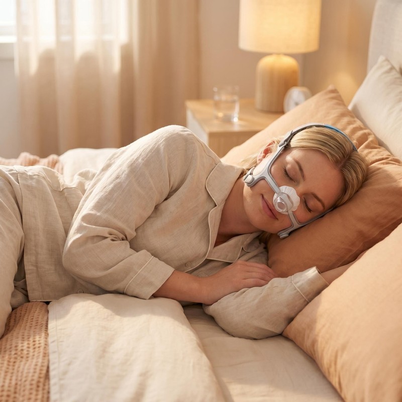 sosoftwell 4 Pack N20 Nasal CPAP Mask Liners, White, Medium