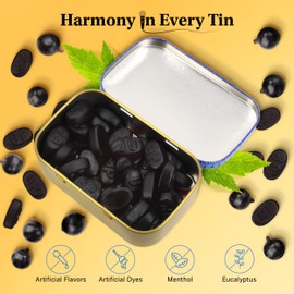 GRETHER'S Pastilles Classic Blackcurrant Natural Remedy Dry Mouth Relief - Soothing Throat & Healthy Voice - Long-Lasting Flavor, Gift for Singers - 1-Pack - 3.75 oz.