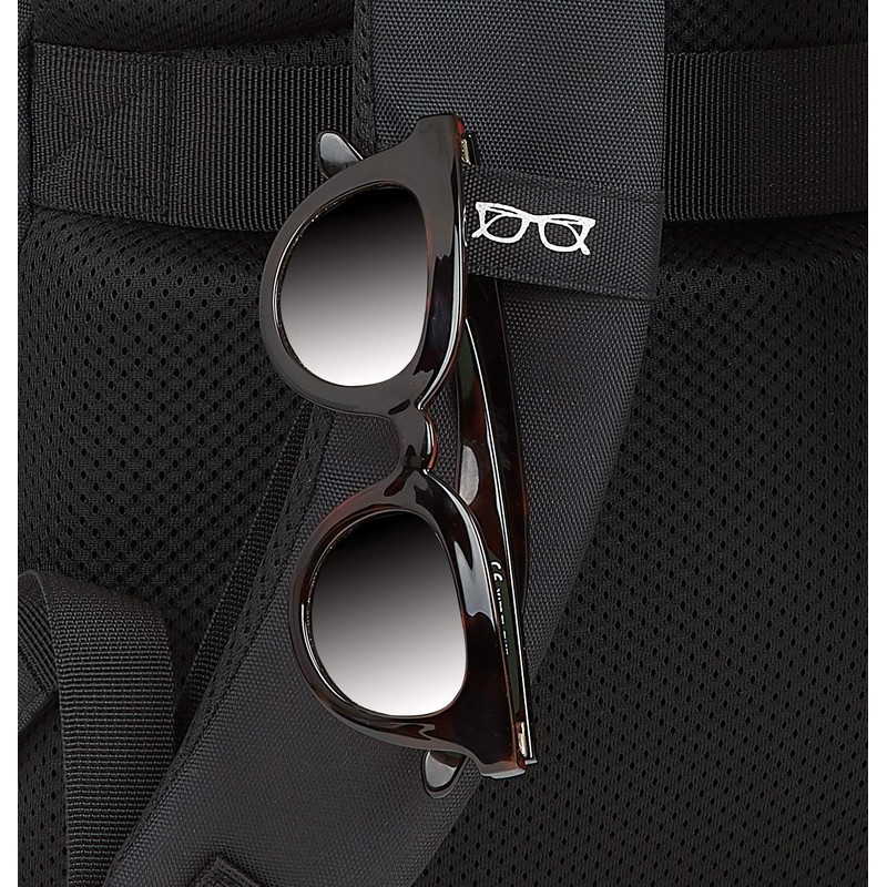 Safta Unisex Kid's Portable Backpack, Black/White, M