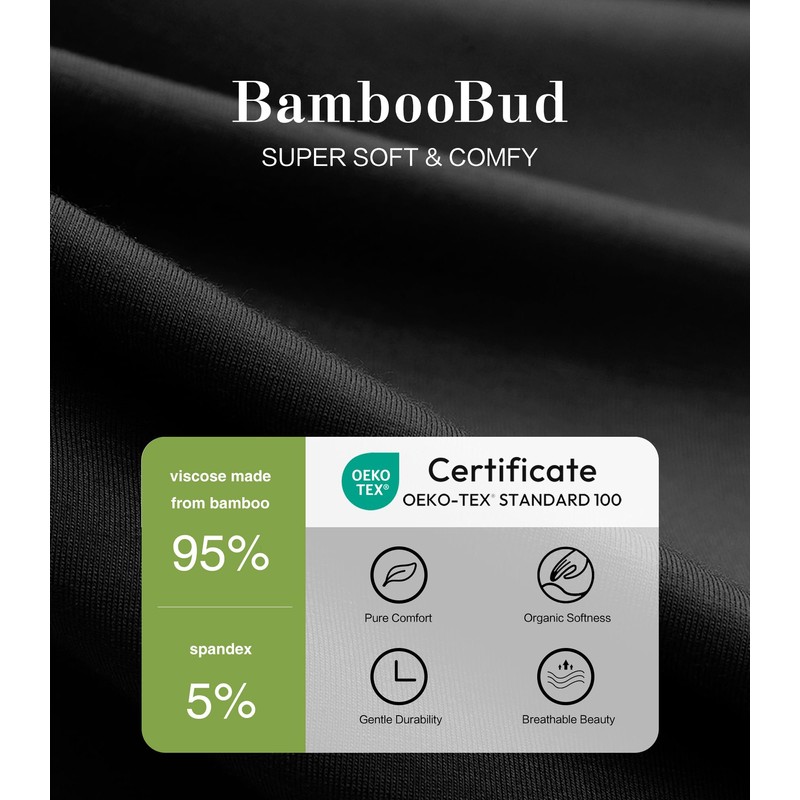 BambooBud Womens Tank Nightgown Sleeveless Nightshirt Soft Button Up Sleepwear