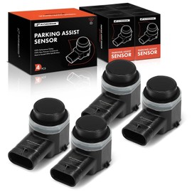 A-Premium 4-PC Rear Reverse Backup Parking Assist Sensor Compatible with Select Volvo Models - V70 2008-2009, XC60 2010-2015, XC70 2008-2009, Replace# 30786639, 31341633