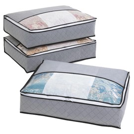 Astro 171-82 Activated Carbon Deodorizing Duvet Storage Bag, Single, Set of 3, Light Compression, Compact Storage, Just Close it with a Pressing Belt, Activated Carbon Power for Deodorizing Storage,