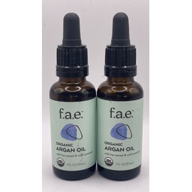 Fa Set Of 2 f.a.e. Organic Argan Oil 1oz Per Bottle SEALED EXP: 2025