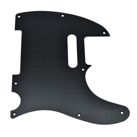 Dopro Black Anodised Aluminium 8 Holes 1 Ply Pickguard Fits American/Mexican Fender Telecaster